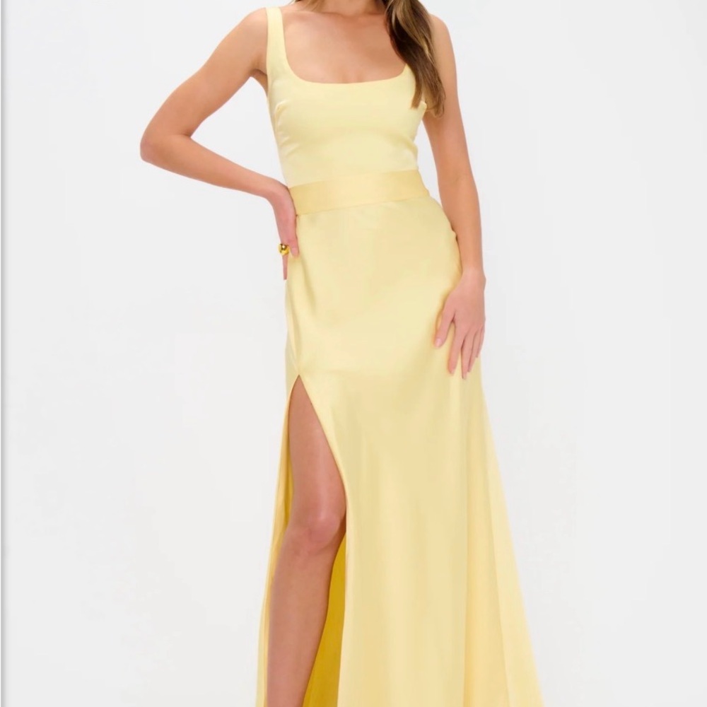 Show Me Your MuMu Yellow Maxi Dress